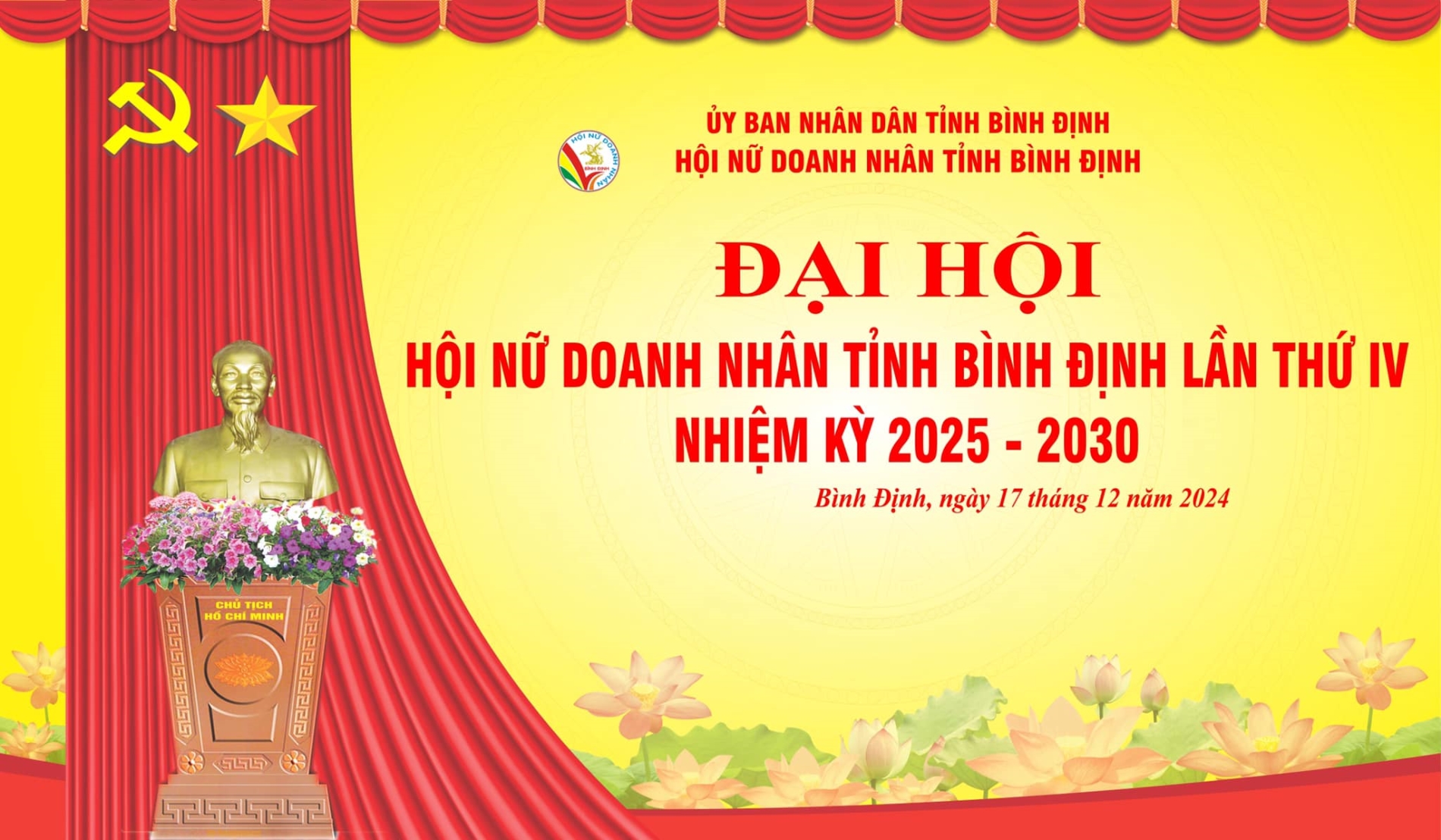 ĐẠI HỘI HỘI NỮ DOANH NHÂN TỈNH BÌNH ĐỊNH LẦN THỨ IV, NHIỆM KỲ 2025-2030 